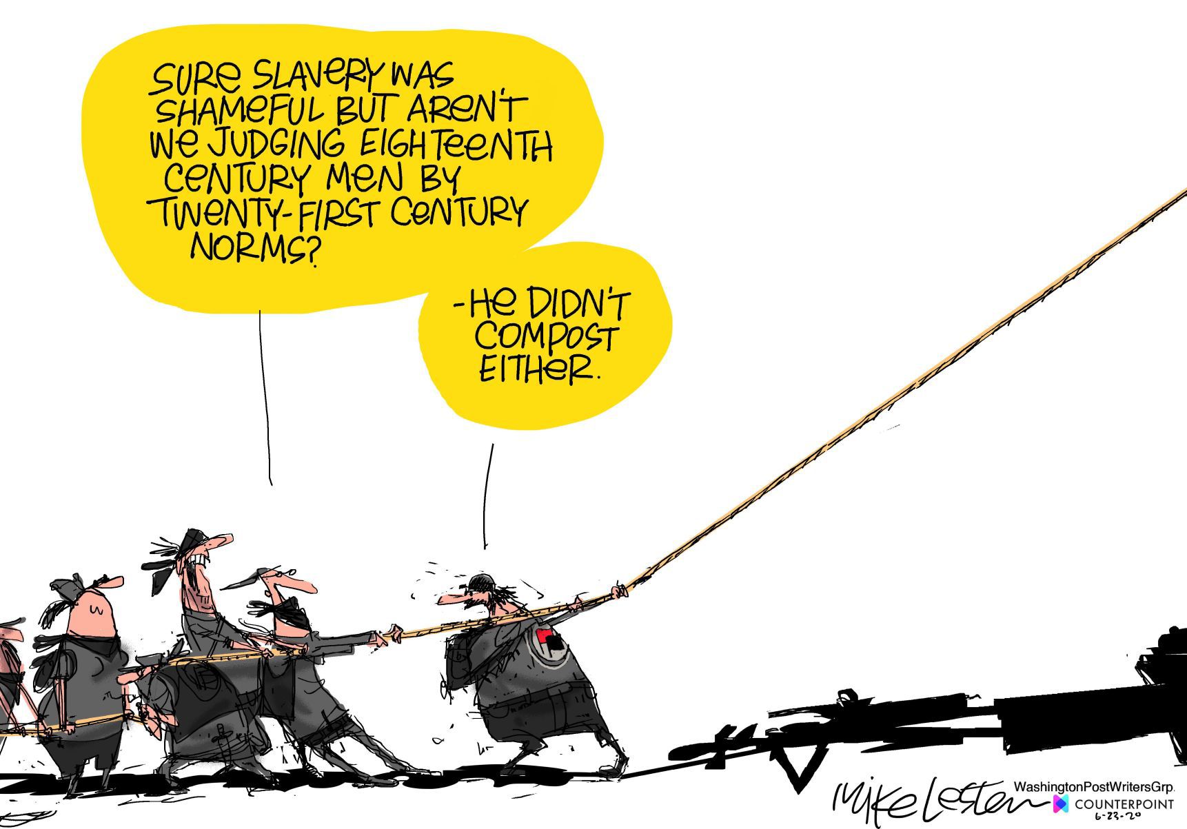 Mike Lester cartoon